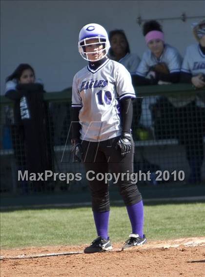 Thumbnail 1 in Burleson vs. Crowley (Mansfield ISD Varsity Softball Tournament) photogallery.