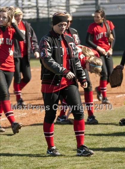 Thumbnail 2 in Burleson vs. Crowley (Mansfield ISD Varsity Softball Tournament) photogallery.