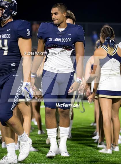 Thumbnail 2 in St. John Bosco vs Timpview photogallery.