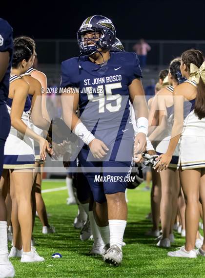 Thumbnail 2 in St. John Bosco vs Timpview photogallery.