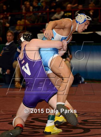 Thumbnail 2 in NYSPHSAA Wrestling Championships (Division 2 Consolation Finals) photogallery.