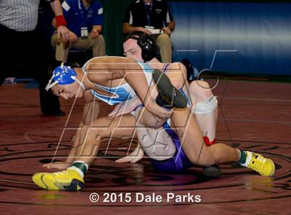Thumbnail 1 in NYSPHSAA Wrestling Championships (Division 2 Consolation Finals) photogallery.