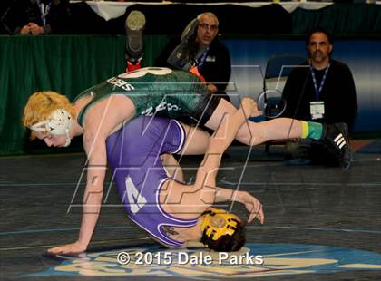Thumbnail 1 in NYSPHSAA Wrestling Championships (Division 2 Consolation Finals) photogallery.