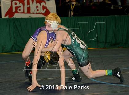 Thumbnail 3 in NYSPHSAA Wrestling Championships (Division 2 Consolation Finals) photogallery.