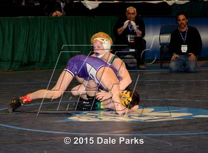 Thumbnail 1 in NYSPHSAA Wrestling Championships (Division 2 Consolation Finals) photogallery.