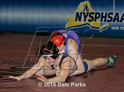 Thumbnail 2 in NYSPHSAA Wrestling Championships (Division 2 Consolation Finals) photogallery.
