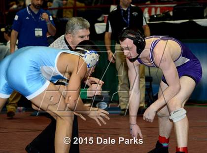 Thumbnail 1 in NYSPHSAA Wrestling Championships (Division 2 Consolation Finals) photogallery.