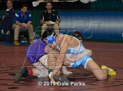 Thumbnail 3 in NYSPHSAA Wrestling Championships (Division 2 Consolation Finals) photogallery.