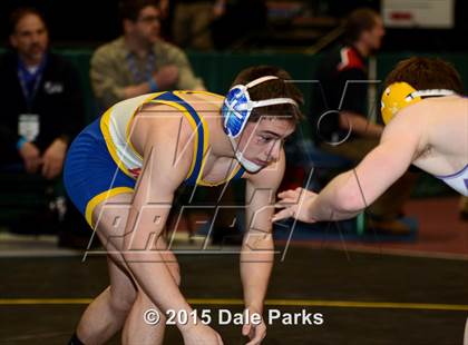 Thumbnail 3 in NYSPHSAA Wrestling Championships (Division 2 Consolation Finals) photogallery.