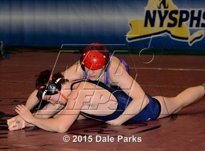 Thumbnail 3 in NYSPHSAA Wrestling Championships (Division 2 Consolation Finals) photogallery.
