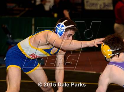 Thumbnail 2 in NYSPHSAA Wrestling Championships (Division 2 Consolation Finals) photogallery.