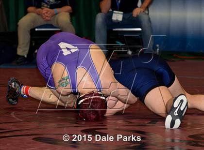Thumbnail 3 in NYSPHSAA Wrestling Championships (Division 2 Consolation Finals) photogallery.