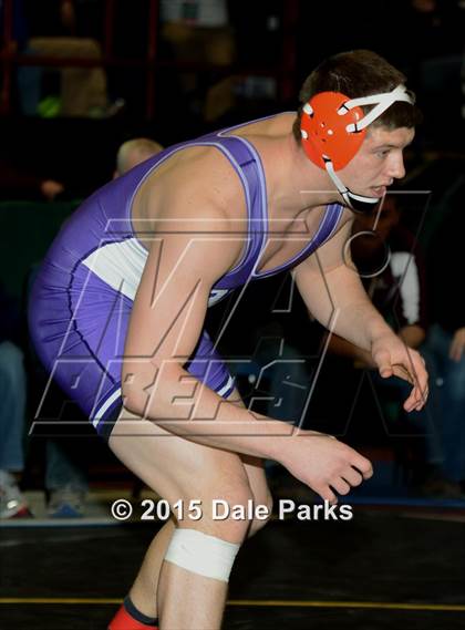 Thumbnail 1 in NYSPHSAA Wrestling Championships (Division 2 Consolation Finals) photogallery.