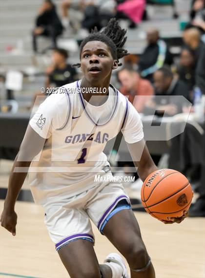 Thumbnail 2 in Harvard-Westlake vs. Gonzaga (Hoophall West - Nike TOC) photogallery.