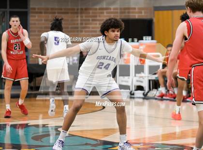 Thumbnail 1 in Harvard-Westlake vs. Gonzaga (Hoophall West - Nike TOC) photogallery.