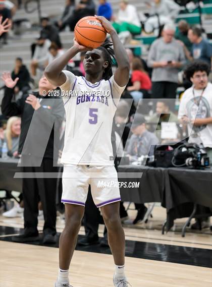 Thumbnail 3 in Harvard-Westlake vs. Gonzaga (Hoophall West - Nike TOC) photogallery.