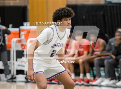 Thumbnail 1 in Harvard-Westlake vs. Gonzaga (Hoophall West - Nike TOC) photogallery.