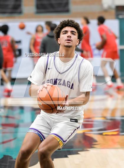 Thumbnail 2 in Harvard-Westlake vs. Gonzaga (Hoophall West - Nike TOC) photogallery.