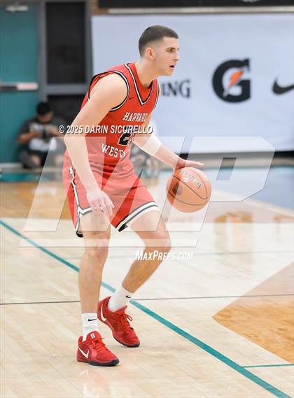 Thumbnail 3 in Harvard-Westlake vs. Gonzaga (Hoophall West - Nike TOC) photogallery.