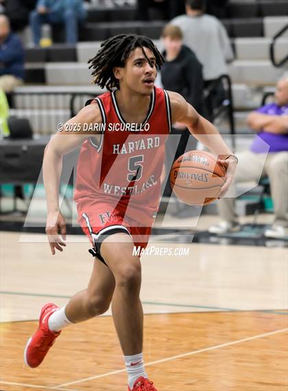 Thumbnail 2 in Harvard-Westlake vs. Gonzaga (Hoophall West - Nike TOC) photogallery.