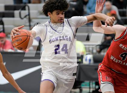 Thumbnail 1 in Harvard-Westlake vs. Gonzaga (Hoophall West - Nike TOC) photogallery.