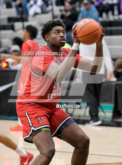 Thumbnail 2 in Harvard-Westlake vs. Gonzaga (Hoophall West - Nike TOC) photogallery.