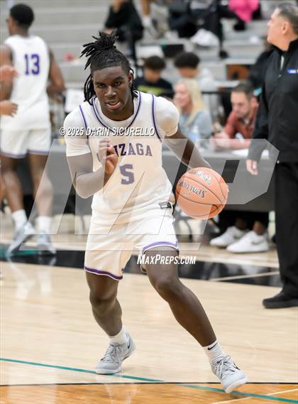 Thumbnail 2 in Harvard-Westlake vs. Gonzaga (Hoophall West - Nike TOC) photogallery.