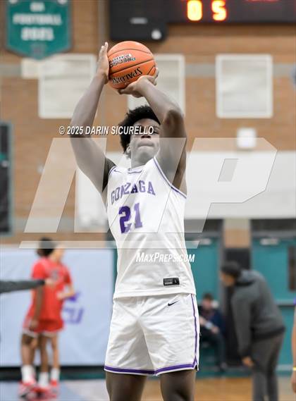 Thumbnail 3 in Harvard-Westlake vs. Gonzaga (Hoophall West - Nike TOC) photogallery.