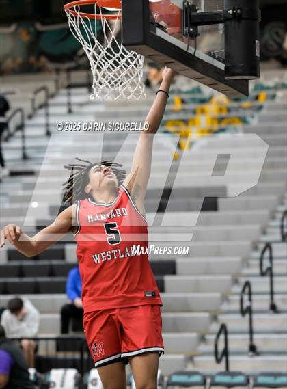 Thumbnail 3 in Harvard-Westlake vs. Gonzaga (Hoophall West - Nike TOC) photogallery.