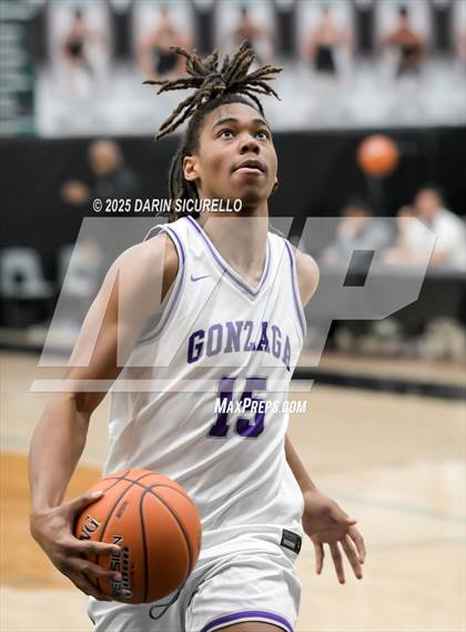 Thumbnail 3 in Harvard-Westlake vs. Gonzaga (Hoophall West - Nike TOC) photogallery.