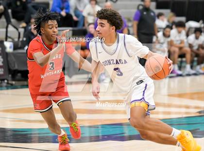 Thumbnail 3 in Harvard-Westlake vs. Gonzaga (Hoophall West - Nike TOC) photogallery.