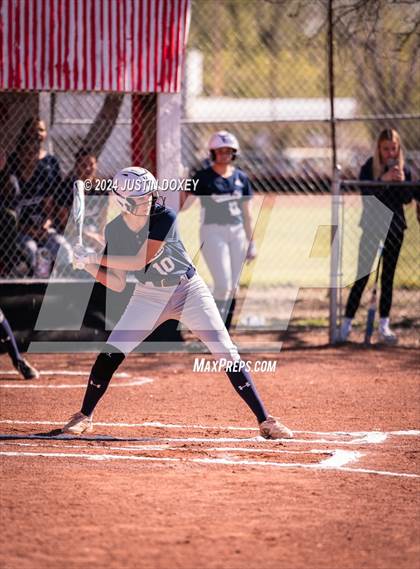 Thumbnail 1 in Carlin vs Virginia City (NIAA Class 1A Northern Softball Playoff Game 1) photogallery.