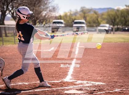 Thumbnail 1 in Carlin vs Virginia City (NIAA Class 1A Northern Softball Playoff Game 1) photogallery.