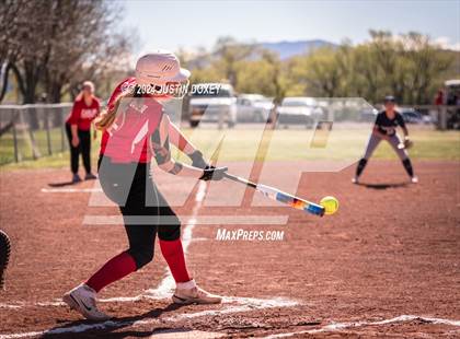 Thumbnail 3 in Carlin vs Virginia City (NIAA Class 1A Northern Softball Playoff Game 1) photogallery.