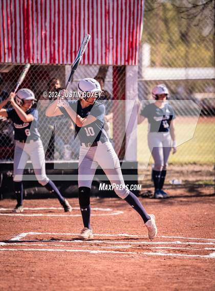 Thumbnail 3 in Carlin vs Virginia City (NIAA Class 1A Northern Softball Playoff Game 1) photogallery.