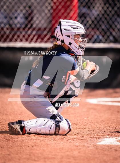 Thumbnail 1 in Carlin vs Virginia City (NIAA Class 1A Northern Softball Playoff Game 1) photogallery.