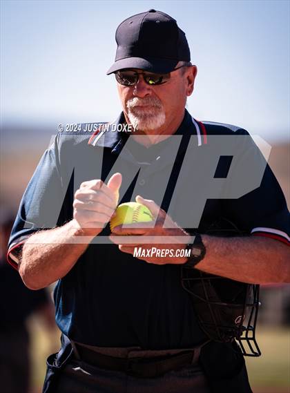 Thumbnail 1 in Carlin vs Virginia City (NIAA Class 1A Northern Softball Playoff Game 1) photogallery.
