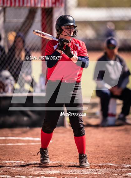 Thumbnail 1 in Carlin vs Virginia City (NIAA Class 1A Northern Softball Playoff Game 1) photogallery.