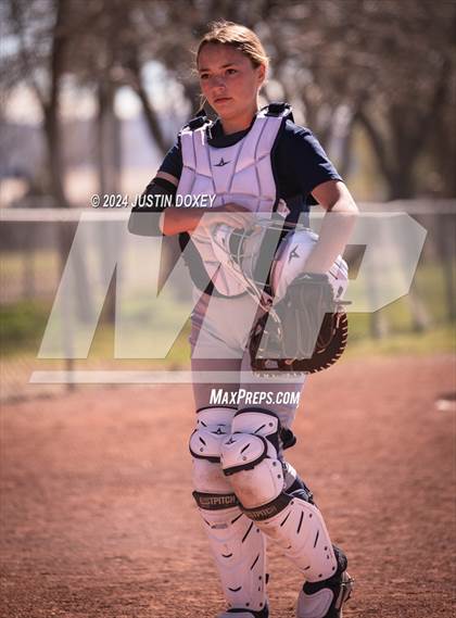Thumbnail 1 in Carlin vs Virginia City (NIAA Class 1A Northern Softball Playoff Game 1) photogallery.