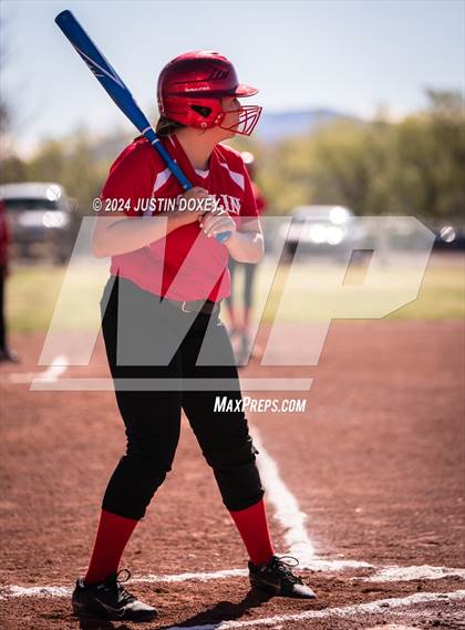 Thumbnail 1 in Carlin vs Virginia City (NIAA Class 1A Northern Softball Playoff Game 1) photogallery.