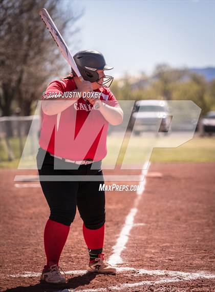Thumbnail 1 in Carlin vs Virginia City (NIAA Class 1A Northern Softball Playoff Game 1) photogallery.