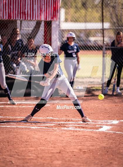 Thumbnail 2 in Carlin vs Virginia City (NIAA Class 1A Northern Softball Playoff Game 1) photogallery.