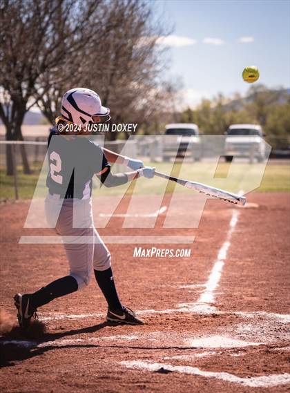 Thumbnail 1 in Carlin vs Virginia City (NIAA Class 1A Northern Softball Playoff Game 1) photogallery.