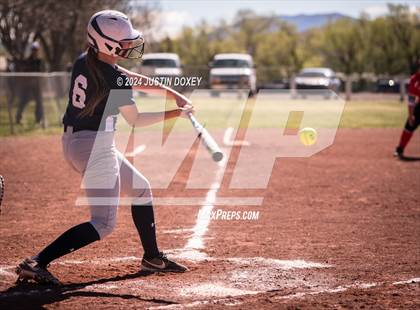Thumbnail 2 in Carlin vs Virginia City (NIAA Class 1A Northern Softball Playoff Game 1) photogallery.
