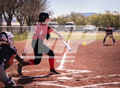 Thumbnail 1 in Carlin vs Virginia City (NIAA Class 1A Northern Softball Playoff Game 1) photogallery.