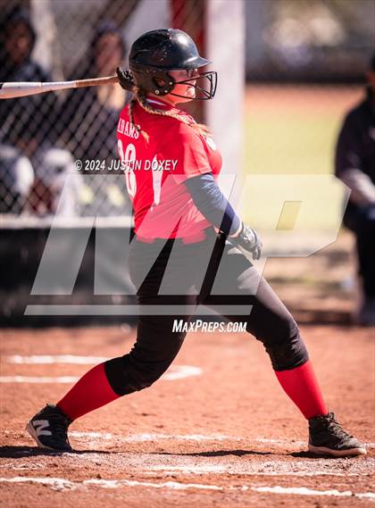 Thumbnail 3 in Carlin vs Virginia City (NIAA Class 1A Northern Softball Playoff Game 1) photogallery.