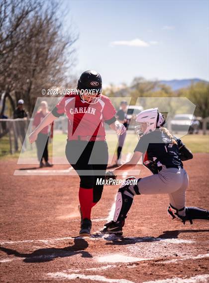 Thumbnail 1 in Carlin vs Virginia City (NIAA Class 1A Northern Softball Playoff Game 1) photogallery.