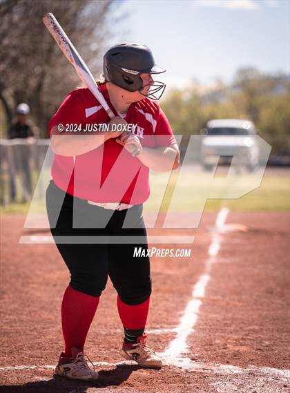 Thumbnail 1 in Carlin vs Virginia City (NIAA Class 1A Northern Softball Playoff Game 1) photogallery.