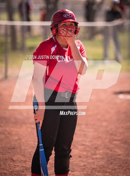 Thumbnail 1 in Carlin vs Virginia City (NIAA Class 1A Northern Softball Playoff Game 1) photogallery.