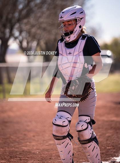Thumbnail 2 in Carlin vs Virginia City (NIAA Class 1A Northern Softball Playoff Game 1) photogallery.